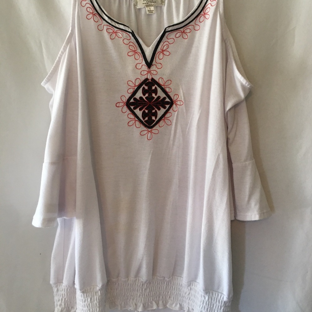 SHANNON FORD   White bohemian style blouse